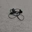 JLab Fit 2.0 Bluetooth Enabled Wireless Sports Earbuds, Bluetooth 4.1, 10mm Titanium Drivers, 6 Hour Battery Life, IP55 Sweatproof, Flexible Memory Wire, Black