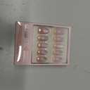 Glamnetic Press On Nails - Polar Day Fake Nails | Short Almond Fake Nails with Ombr Lilac Tips and Glossy Velvet Finish, Salon Quality | 15 Sizes - 30 Nail Kit with Glue