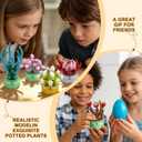 12 Pack Easter Eggs Succulent Building Blocks for Easter Theme Party Favors Supplies for Easter Egg Hunt Basket Stuffers Fillers Classroom Prize Supplies