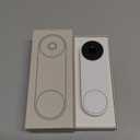 Google Nest Doorbell (Wired, 3rd Gen) - 2K Video and Gemini, Live View, Night Vision, 2-Way Audio - Works with Google Home - 2025 Model - Snow