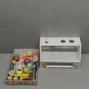 Wooden Ice Cream Toys for Kids Pretend Play Kitchen Food Toys with Scoop & Menu & Fake Money, Ice Cream Counter Shop Playset for 3 4 5 6 Year Old Girls Boys Birthday Gifts