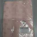 Women's Mesh Lace Top Sheer Short Sleeve T Shirt Mock Neck Summer Blouses (Pink, M)