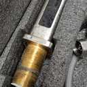 Lefton Pull-Out Waterfall Kitchen Faucet with Temperature Display in Fahrenheit, Three Water Outlet Modes, Single Hole, Brushed Nickel, KF2209-0