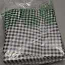 Gatherfun Disposable Paper Napkins Black and White Gingham for Dinner Picnic and Parties (Pack of 50)