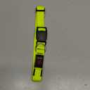 LED Dog Collar - Adjustable, Rechargeable, Waterproof, Glow in Dark for Medium Large Dogs (Green)