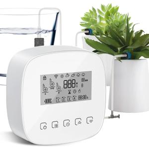 Smart Automatic Plant Watering System - Plant Watering Devices for 20 Potted Plants Auto Drip Irrigation System Programmable Timer & Compatible with Alexa