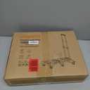 Folding Hand Truck 500lbs, Portable Heavy Duty Dolly Cart, 6 Wheels Collapsible Luggage Cart with 2 Elastic Ropes - Compact Trolley Cart for Easy Moving - Ideal Hand Cart for Travel and More (1.70, Black)