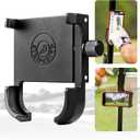 Stripebird - Original Golf Magnetic Phone Holder - Golf Cart Accessory - Slim Smartphone Mount - Store & Access Cell - Ultra Strong Magnet (Black)