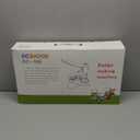 Button Maker Machine 58mm - (3rd Gen) Installation-Free 58mm(2.25in) DIY Pin Badge Button Maker Press Machine Badge Punch Press with Free 100pcs Button Parts&Pictures&Circle Cutter&Magic Book