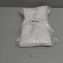 sancua Round Tablecloth - 80 Inch - Water Resistant Spill Proof Washable Polyester Table Cloth Decorative Fabric Table Cover for Dining Tables, Buffet Parties and Camping, White