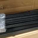 Fence Posts 7FT, Metal U Posts for Wire Fence, 10 Pack，Black
