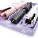 Silicone Hair Tool Organizer  Heat-Resistant Mat & Holder for Hair Dryers, Blow Dryers, and Hot Tools, Ideal for Countertops & Vanities (14.75" x 9.5" x 1") (Purple)