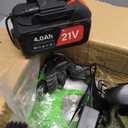 Cordless Weed Wacker with 2 Batteries, Lightweight Electric Grass Trimmer, Adjustable Weed Eater,Weed Erimmer Green