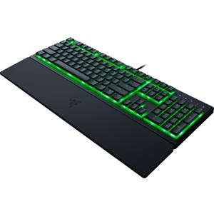 Razer Ornata V3 X Gaming Keyboard: Low Profile Keys - Silent Membrane Switches - Spill Resistant - Chroma RGB Lighting - Ergonomic Wrist Rest - Snap Tap
