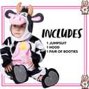 Spooktacular Creations Halloween Baby Cow Costume Costume Toddler, cow costume kids for Infant Halloween Farm Dress Up Party (12-18 months)