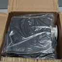 6 Inch Dryer Vent Cover Outside, Galvanized Steel Exterior Hooded Wall Vent Cover with Removable Screen & Cushioned Backdraft Flap, Exhaust Vent for House Through-Wall Dryer Vent Kit (Black- 6 Inch)