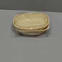 2Pcs Silicone Banneton Bread Proofing Baskets, 10" Oval & 9" Round Foldable Non-Stick Dough Proofing Bowl Containers-BPA Free, Optimum Sourdough Bread Baking Supplies(Beige)