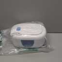 Momcozy Baby Wipe Warmer, Innovative Spring Design, Large Capacity Wipes Dispenser for 60-80pcs, Fast & Even Heating, 4 Modes of Temperature Heating Control, Diaper Wipe Warmer with Night Light, Blue (Regular)