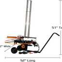 Do All Outdoors Raven - 75 Clay Automatic Clay Pigeon Thrower - Portable Skeet Thrower Machine with 25 ft Foot Pedal Activation Cord