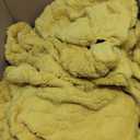 4 Pieces Large Recliner Chair Covers, Geometric Jacquard Plush Recliner Slipcovers, Couch Sofa Covers, Soft Fuzzy Fluffy Anti-Slip Furniture Protector for Cats Dogs Elastic Bottom (Yellow,1 Seat)