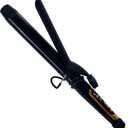 abp 1.25 Inch Curling Iron Extra Long Barrel with Ceramic Coating for Long/Medium Hair,1 1/4 INCH LCD Display Instant Heat up to 450F with clamp,Hair Style Tool Girls & Women, Black