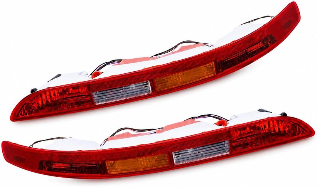 Left & Right Rear Bumper Lights Compatible with Audi Q5 2009–2016