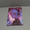 Case for iPad 9th/ 8th/ 7th Gen 2021/ 2020/ 2019 iPad 10.2 Inch Also Fit iPad Air 3th Gen 2019/ iPad Pro 10.5 inch，Standing Cover with Auto Sleep/ Wake， Cat Girl Blue Neon Anime