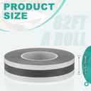 Frienda 2 Roll 82 ft Vented Polycarbonate Tape Dustproof Greenhouse Tape Waterproof Self Adhesive UV Heat Resistant for Polycarbonate Greenhouse Roofing Multiwall Panel Repair(Full Seal,38 mm)