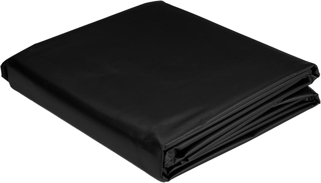 TotalPond 13 x 20 ft. PVC Pond Liner, For Ponds up to 1600 Gallons, 14.5 mil, Flexible and Easy to Install, Durable and Strong Reinforced Mesh Weave, UV and Tear Resistant, Multi-Purpose Use, Black