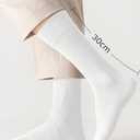 2 Pack Mens Dress Socks Combed Cotton Dress Crew Socks for Men Breathable Business/Casual Men's Socks Size 8-13