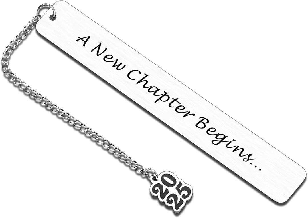 First Day of College Students Last First Day Class of 2025 Bookmarks Gifts for Him Her 8th 12th Grade Seniors Grad Gifts College High Middle Medical Nurse School from Mom Dad Graduation Gifts