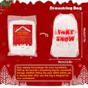 Fake Snow 780g/27.5oz Fluffy Artificial Snow for DIY Mantle Table Village Nativity Displays,Soft Cotton Fake Snow Clouds for Winter Christmas New Year Wedding Birthday Valentines Party Decoration