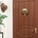 TLESKE Vintage Fall Farmhouse Cottage Round Wall Art Decor Framed 10x10, Dark Cottagecore Autumn Canvas Wall Art Prints Artwork, Country Forest Wall Hanging Room Door Decor for Bedroom Kitchen