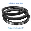 954-0430C Auger Belt 3/8" x 35" for MTD Craftsman Cub Cadet Troy-Bilt Ryobi Yard Man Snowblower 754-0430, 754-0430A, 754-0430B, 754-0430C, 754-0431, 954-0430, 954-0430A, 954-0430B, 954-0431