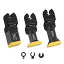 Trivd Frol 15 PCS Titanium Oscillating Saw Blades Metal Cutting, Universal Multitool Blades for Soft Metal Nails Hard Material and Wood Plastic, Multi Tool Blades Kits Fit Dewalt Bosch Milwaukee Ryobi