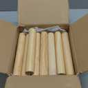 Frogprin Solid Wooden Step Stool for Kids Adults, Short Chair Toddlers Plant Stool, Kids Stool Perfect Matched Sensory Table, Multi-Purpose Sitting for Kitchen Playroom Bathroom Bedroom (2 Pack)