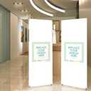 YDisplay X Banner Stand Adjustable Fit Banner Size from 23"X63" to 32"X78" Portable Oxford Bag for Trade Show Exhibition Market,1 Pack