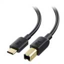 Cable Matters USB B to USB C Cable - 13.1 ft, USBC to USBB Cable, MIDI to USBC Cord, Compatible with Printer, Scanner, MIDI Controller/Keyboard/DAC/Yamaha Casio Digital Piano for iPad, Black