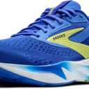 Brooks Mens Adrenaline GTS 24 Supportive Running Shoe (7.5 Medium, Cobalt/Neo Yellow/Peacoat)