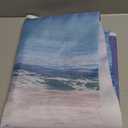 Summer beach ocean shower curtain 5FT X 7 FT