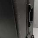 LEVEL8 Zipperless Checked Luggage with Aluminum Frame, Upgraded Medium Hardside Suitcase with Spinner Wheels, Metal Travel Luggage with Double Tsa Locks, 24 Inch, Black