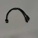 X AUTOHAUX Car Bus EFI Y Splitter Cable 558-465 for Holley EFI for Terminator X for Sniper EFI System for Dominator TERMX-Y-6 Can Bus Y-Splitter Harness 1 to 2 Converter Nylon Braided Tube