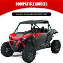 2" UTV Rear Receiver Hitch Plate Kit Compatible with 2014-2025 Polaris RZR XP 1000 XP 4 1000 XP4 1000 Coated with Rust-Resistant Powder