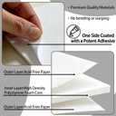 Self Adhesive 24x36 Foam Board 4 Pack, 0.23 Inch Thick Foam Core Board, Large Free Mounting Poster Boards for Projects, Display Boards for Crafts, Paintings Prints, Art, Presentation, White