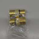 Water Outlet Fitting Pressure Washer Pump Parts, M20 Male to M22 Male Water Outlet Connector for Axial Cam Power Washer Pumps, Replacement for Simpson Cleaning 7110264, Gold, 2 Pack