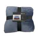 Modavari Full/Queen Blanket Deep Blue 90 x 92 Inch