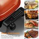 Electric Grill Outdoor, Techwood 3-1 Electric Grill for indoor/outdoor Cooking, 1300W Korean BBQ Grill with Timer Control Knob, Roast, Toast, Grill & More for Parties & Everyday Meals
