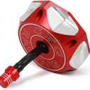 JFG RACING Dirt Bike Gas Fuel Tank Cap CNC for XR50 XR70 XR80 XR100 CRF150R CRF230F CR250R CR85R CR125R Dirt Pit Bike Red