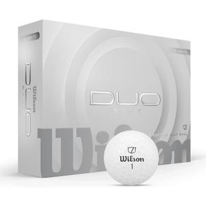 Wilson 2025 Duo Soft Golf Balls - 12 Balls (White)
