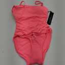 La Blanca Women's One Piece Swimsuit Island Goddess Shirred Side Women's Bathing Suit (2, Coral Reef)